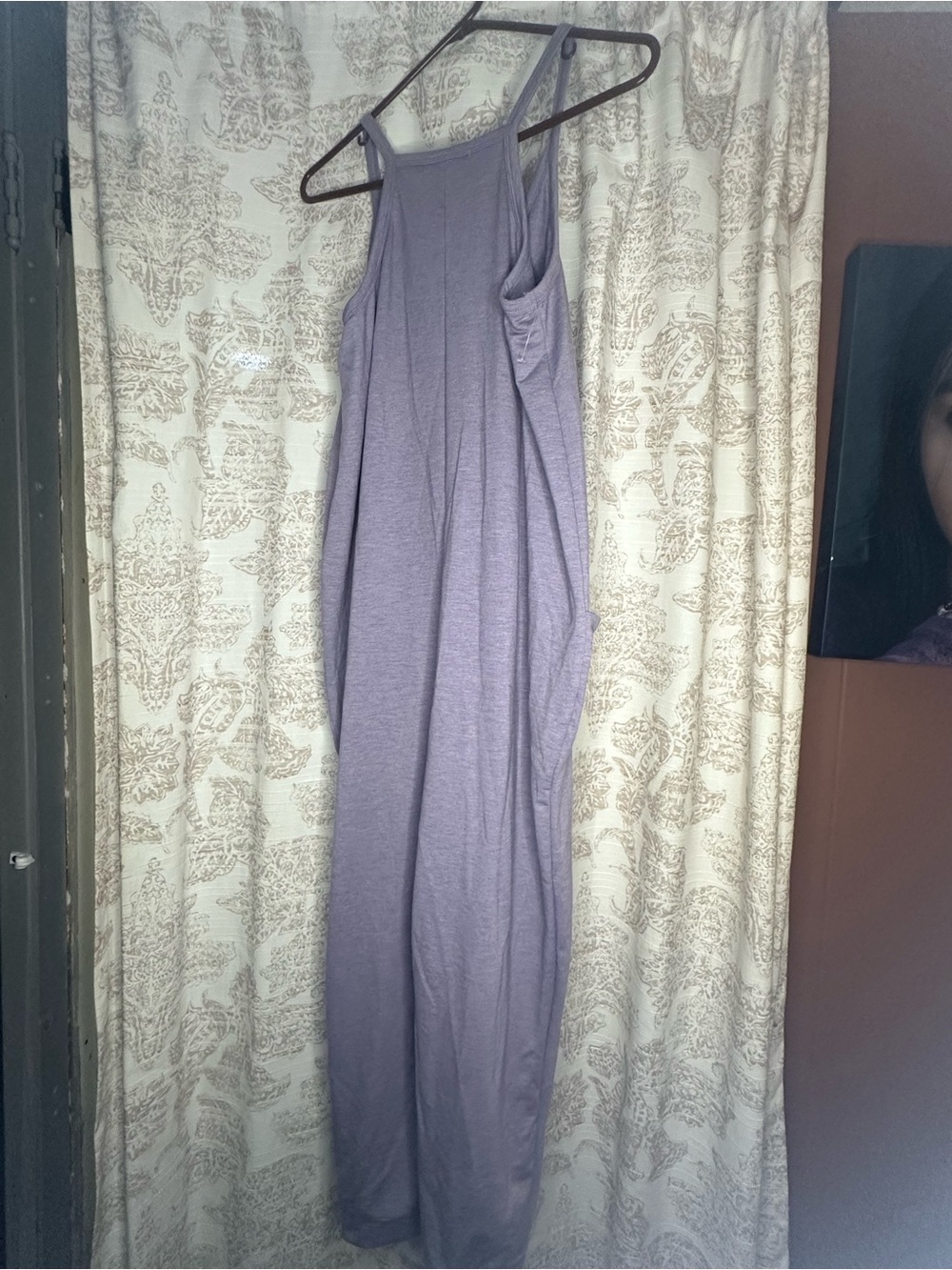 Sincerely Jules Lavender Tank Jumpsuit with Side Pockets